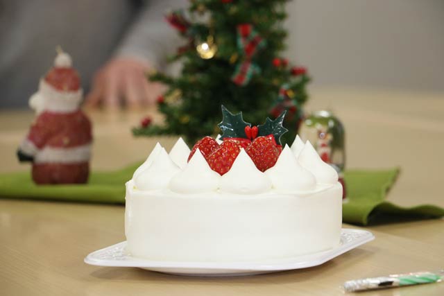 寄付したクリスマスケーキ