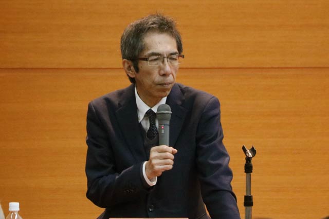 「しみん食育と農業のつどい」で講演する澤口俊之氏