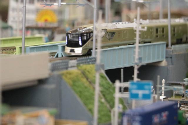 鉄道ジオラマ走行会で走る四季島