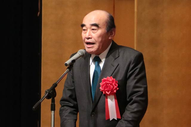田野会頭のあいさつ