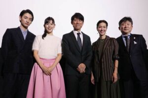 T・ジョイ新潟万代で行われた映画『ミッドナイト・バス』の舞台あいさつ