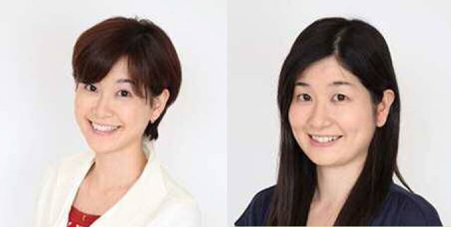 第2回分水ライオンズクラブ杯 燕市子ども将棋大会のゲスト、中倉彰子二段(左)と中倉宏美二段の姉妹棋士