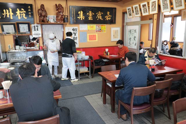 杭州飯店の店内
