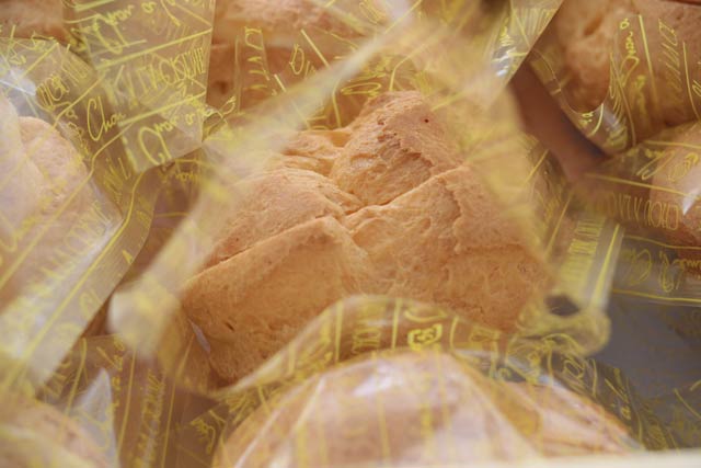 スイーツグランプリで優勝した小松屋菓子舗の「シュープリンム」