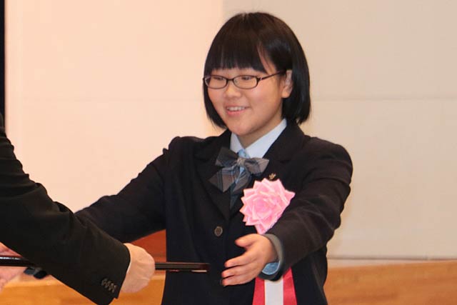 平澤幸芽［第39回少年の主張全国大会　内閣総理大臣賞］