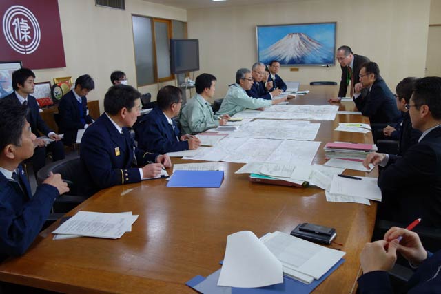 13日開かれた三条市の大雪警戒に係る庁内連絡会議