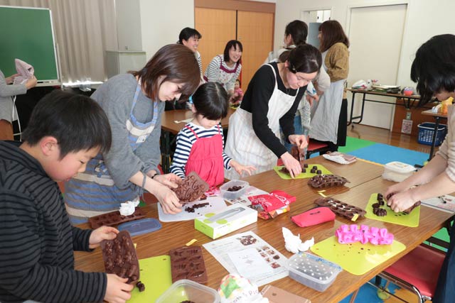 親子で真剣に取り組む