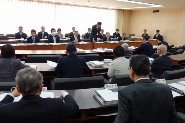 3月定例会の提出議案概要説明会