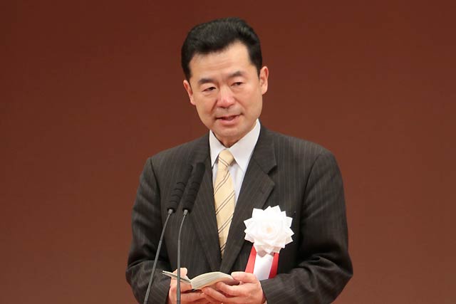 国交省北陸地方整備局・小俣篤局長の式辞