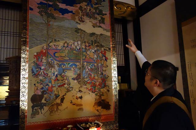 江戸時代に描かれた涅槃図