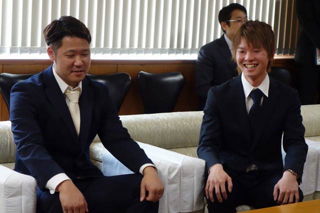 市長と歓談