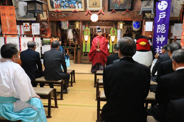 宵宮祭の神事