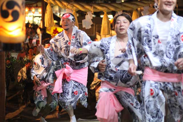 木場小路万灯組の舞い込み