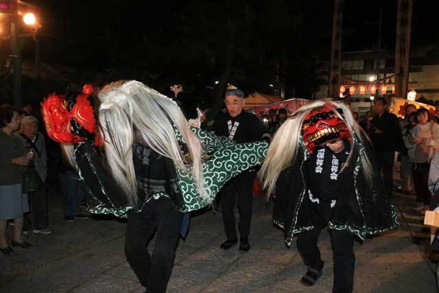 上横町神楽保存会による獅子神楽