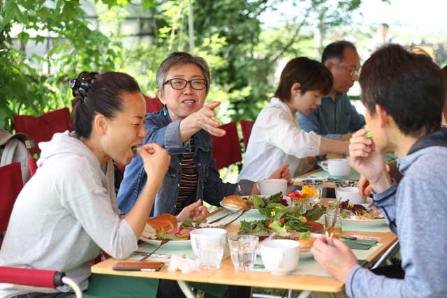 ハーヴェストでの燕三条「畑の朝カフェ」