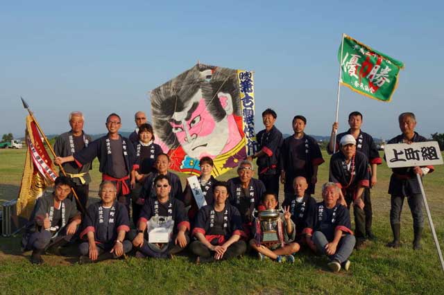白組優勝の上町組