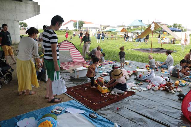 子どもたち遊べるスペースも