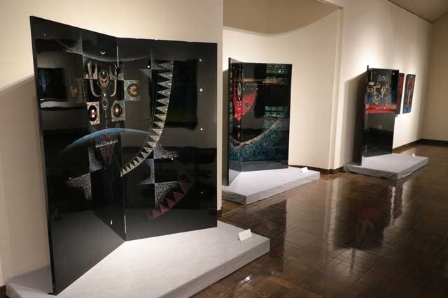 「潤いと漆　中村謙二展」で日展出展作3点