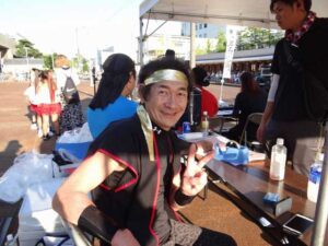 2017年の三条総踊りの信賀さん