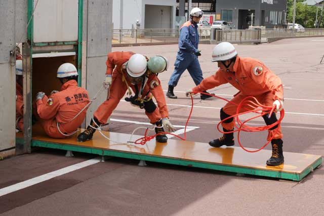 訓練のようす