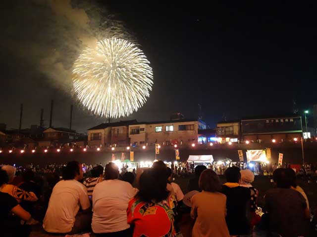 第33回越後加茂川夏祭りの花火大会