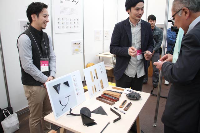「燕三条ものづくりメッセ」の「カワコッチ」のブース