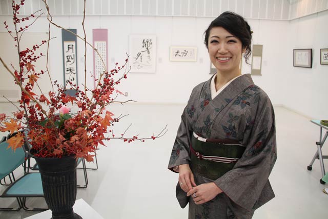 会場の泉田祐子さん