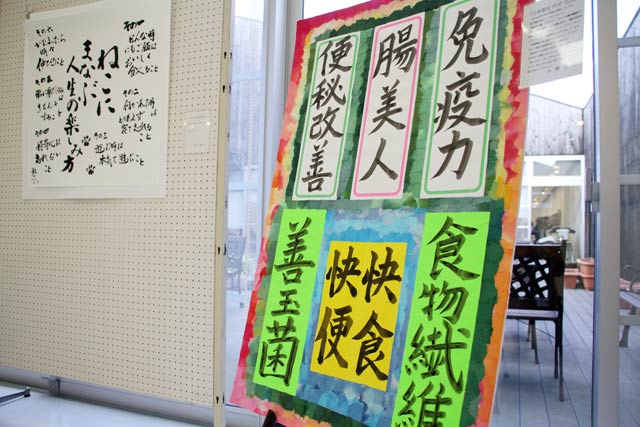 薬局のPOPまで作品として展示
