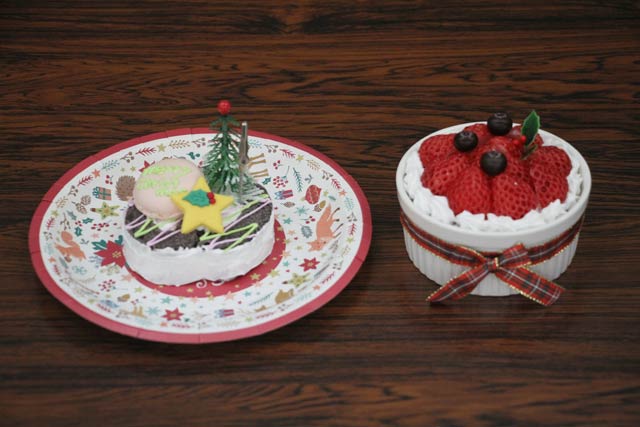 「燕三条じばさん年末フェア」で製作体験できるメモスタンド(左)と小物入れ