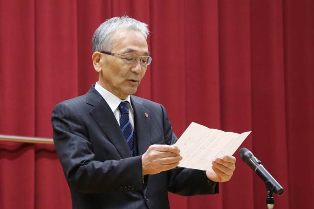 梨本同窓会長