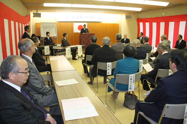 下条駐在所の開所式