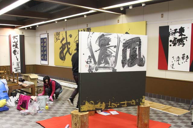 4日行った展示作業