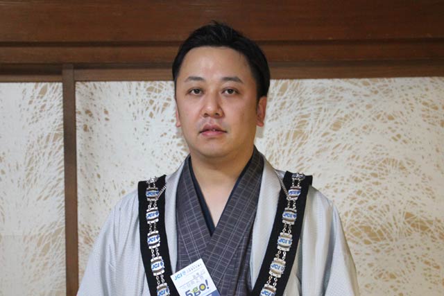 2019年度理事長の小日向正弥さん