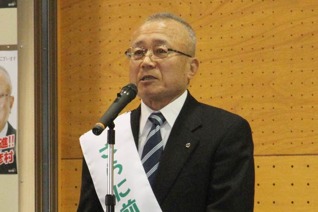 小林氏のあいさつ