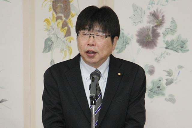 出馬を正式表明した杉井旬氏