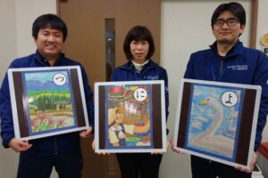 三条市ジャンボカルタ大会に使う「ふるさと三条かるた」