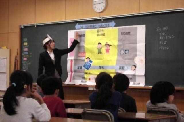 燕南小学校の眠育の取り組み