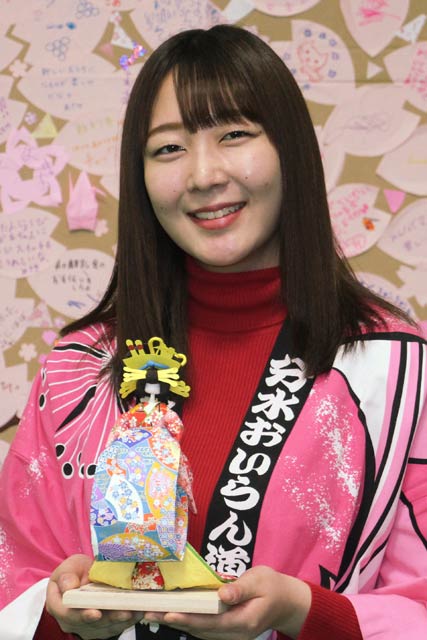 斉藤若菜さん(22)　2度目の応募でおいらん役を射止める