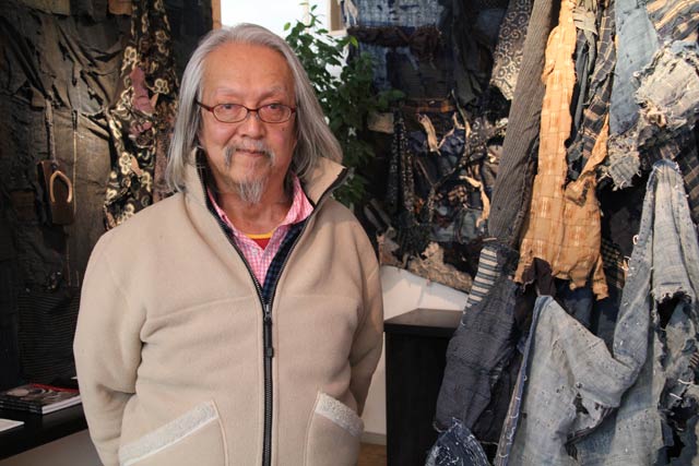 「BORO・ボロ」ーホツレと縫合ー上原木呂（うえはら きろ）展と上原さん