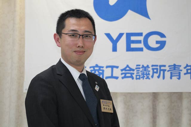 来年度会長の堀内大祐さん