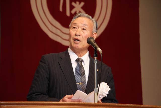 阿部市議会議長の祝辞