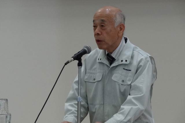 内田会長のあいさつ