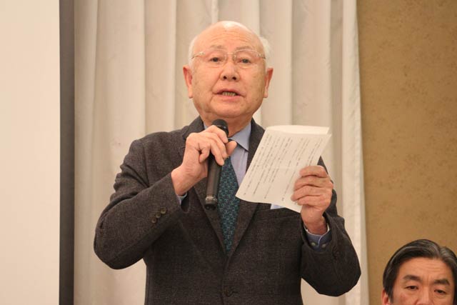 長谷川代表理事のあいさつ