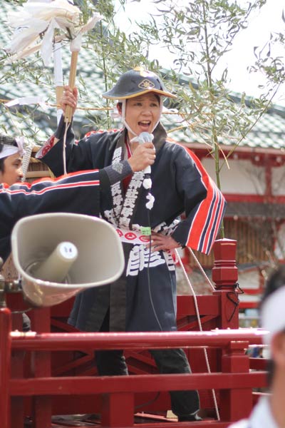 新たに弥彦神社宇氏子青年会の会長に就いた早福さん