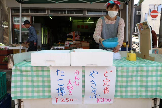 三条マルシェに協力する総菜屋さん