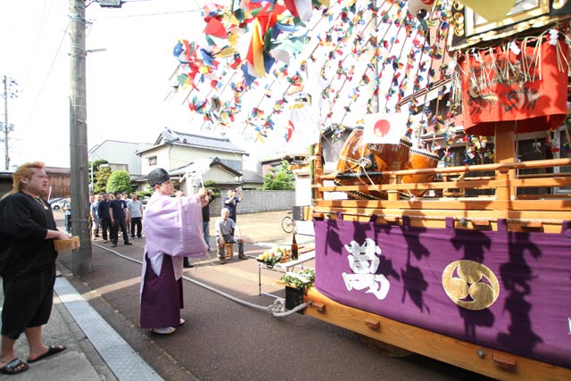 木場小路万灯組の出陣式