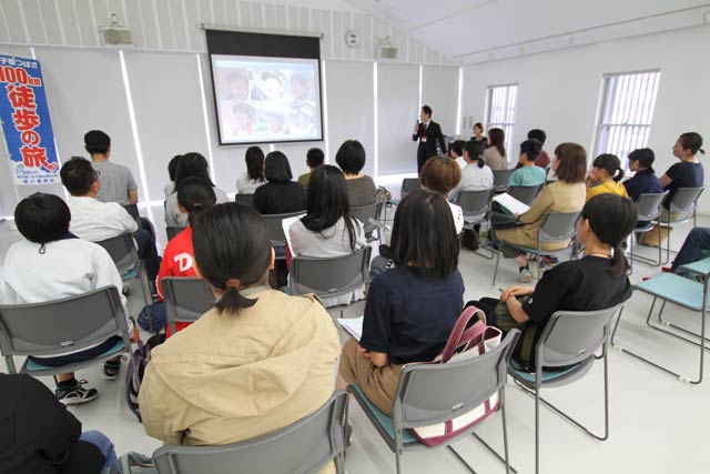 「寺子屋つばさ100km徒歩の旅の中高生スタッフの研修会