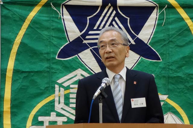 梨本同窓会長