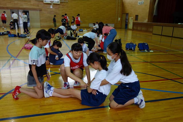 3年生か?講師の技能訓練