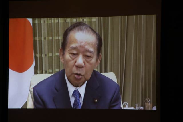 自民党の二階幹事長のビデオメッセージ 